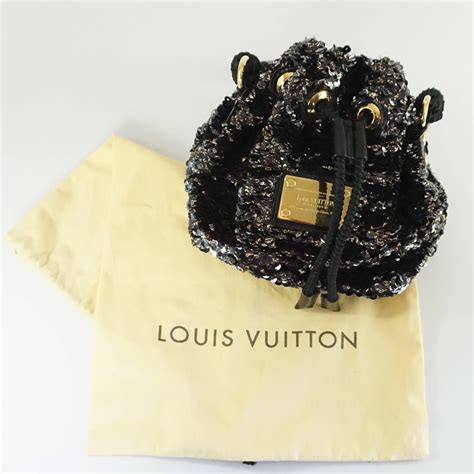 LOUIS VUITTON Sequin Mini Noe Rococo Gold 